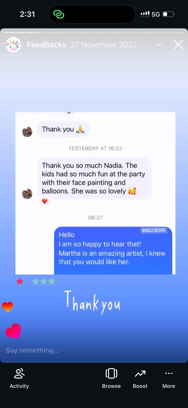 Client review - amazing experience